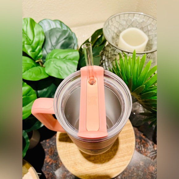 NWT Stanley 40oz Quencher Peach Pink Tie Dye New H2.0 Tumbler Cup - Picture 11 of 16